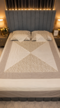 Luxury Bed Covers -Cotton Embroidery-5pc (heavy set) - Image 3