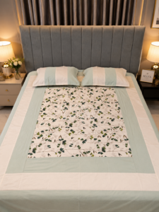 Luxury Bed Covers -Jaquard Cotton-3pc set