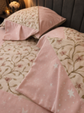 Luxury Bed Covers -Cotton Embroidery-5pc (heavy set) - Image 5