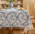 Blue White Floral
