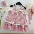 Rosy Tassel Bloom Summer Wear (6-7 yrs) | Code: N19 - Image 5