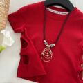 Scarlet Tartan Charm Summer Wear (3-5 yrs) | Code: N6 - Image 7