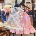 Rosy Tassel Bloom Summer Wear (6-7 yrs) | Code: N19 - Image 12