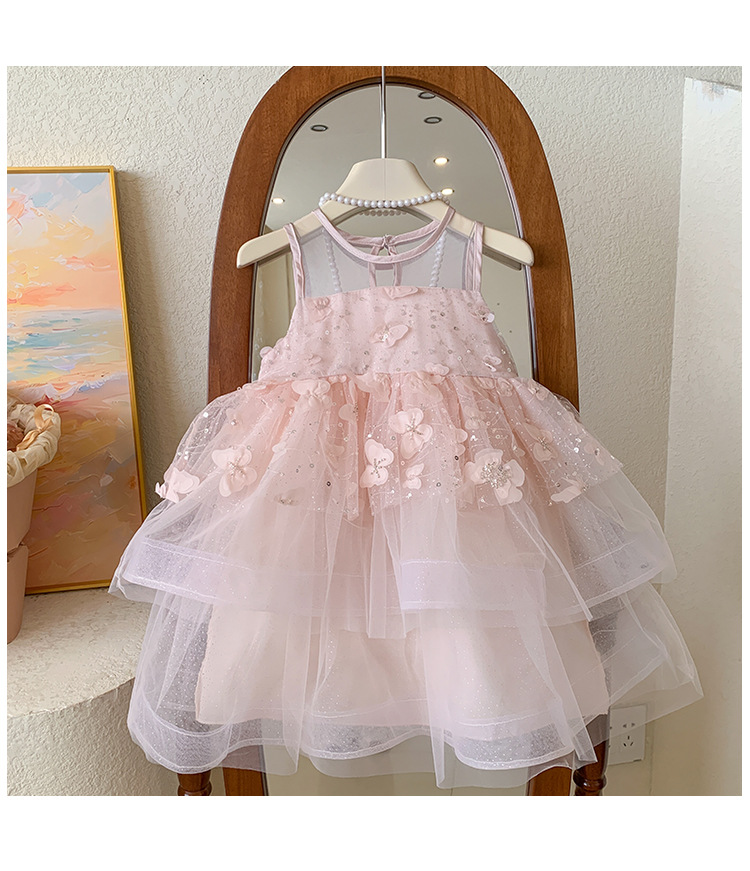 2 Summer wear | Blush Butterfly Party Dress | Code: 05 - Image 1