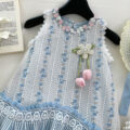 Blue Lace Melody Summer Wear (4-7 yrs) | Code: N13 - Image 6