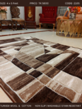 Turkish Carpet- Wool & Cotton Weave- 4/5 feet - Image 4