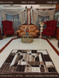 Turkish Carpet- Wool & Cotton Weave- 4/5 feet