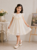 Ivory Fairy Grace Party Dress (4-5 yrs) | Code: N28 - Image 3