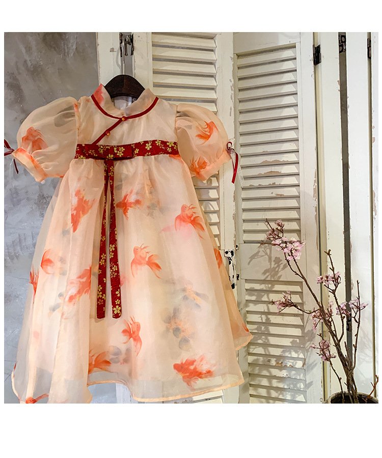 3 Golden Koi Party Dress | Code: 32 - Image 1