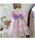 Lavender Bow Party Dress (3-4 yrs) | Code: 09 - Image 7