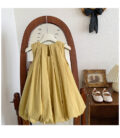 Summer wear | Honey Mustard Party Dress | Code: 18 - Image 2