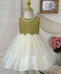 Olive Pearl Party Dress | Code: 30-A - Image 4