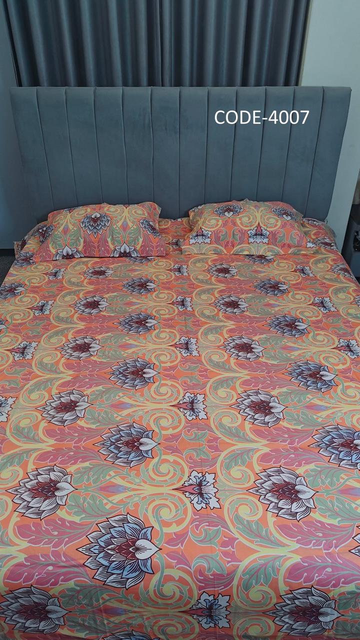 4007 Regular Cotton Bedsheet - Image 1