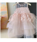 Summer wear | Blush Butterfly Party Dress | Code: 05 - Image 4