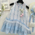 Blue Lace Melody Summer Wear (4-7 yrs) | Code: N13 - Image 9