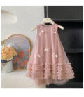 Summer wear | Dusty Rose Ruffle Party Dress | Code: 06 - Image 5