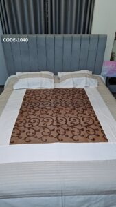 Luxury Bed Covers -Tissue Embroidery-3pc