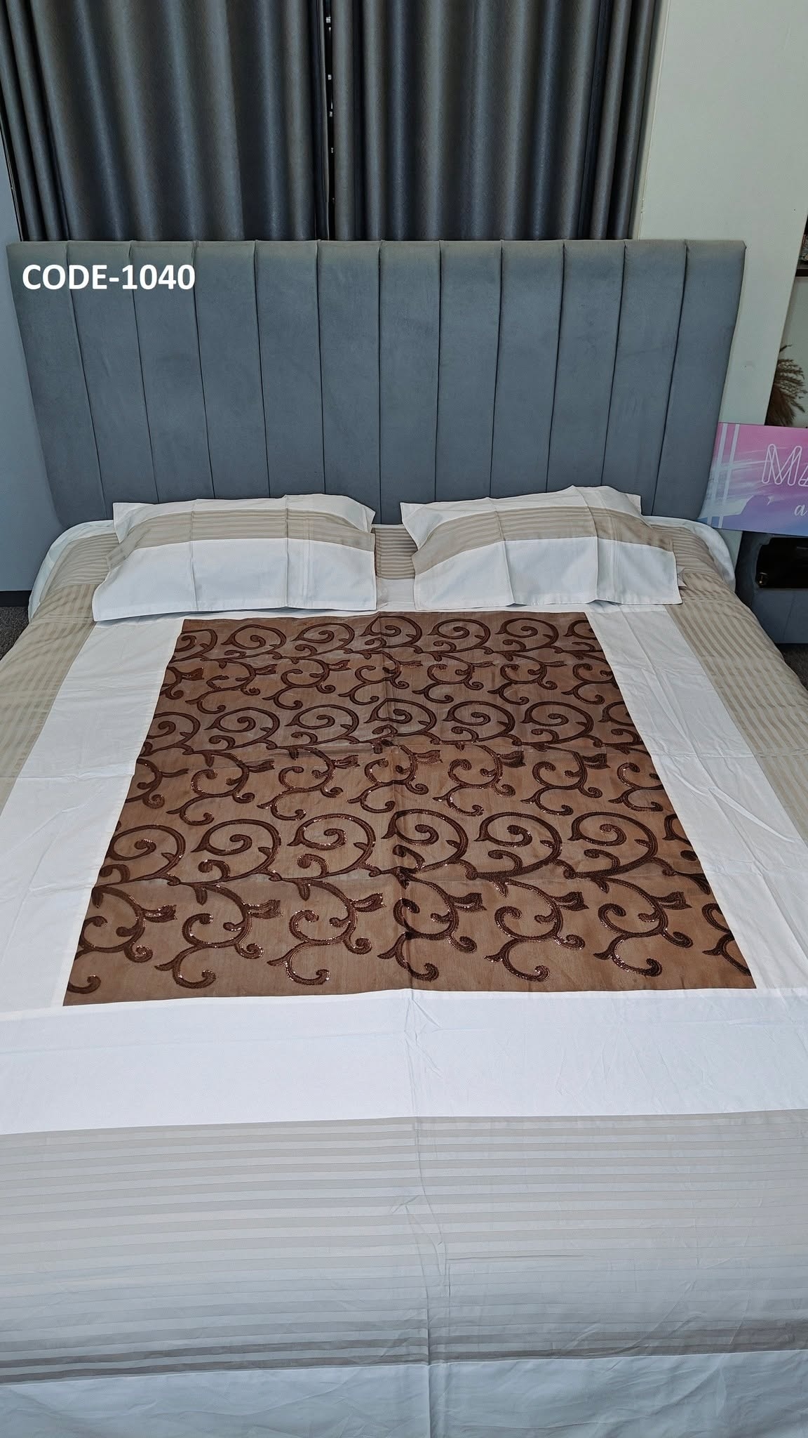 641263379_1269551065237911_3469666748787075768_n Luxury Bed Covers -Tissue Embroidery-3pc - Image 1