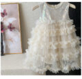 Summer wear | Pearl Ruffle Party Dress | Code: 16 - Image 2