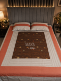 Luxury Bed Covers -Jaquard Cotton-3pc