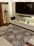 Turkish Carpet- Silk Deluxe Quality-4/5.5 feet - Image 4