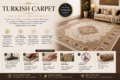 Turkish Carpet- Wool & Cotton Weave- 4/5 feet - Image 6