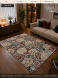 Turkish Carpet- Silk Deluxe Quality-4/5.5 feet