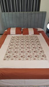 Luxury Bed Covers -Jaquard Cotton-3pc - Image 2