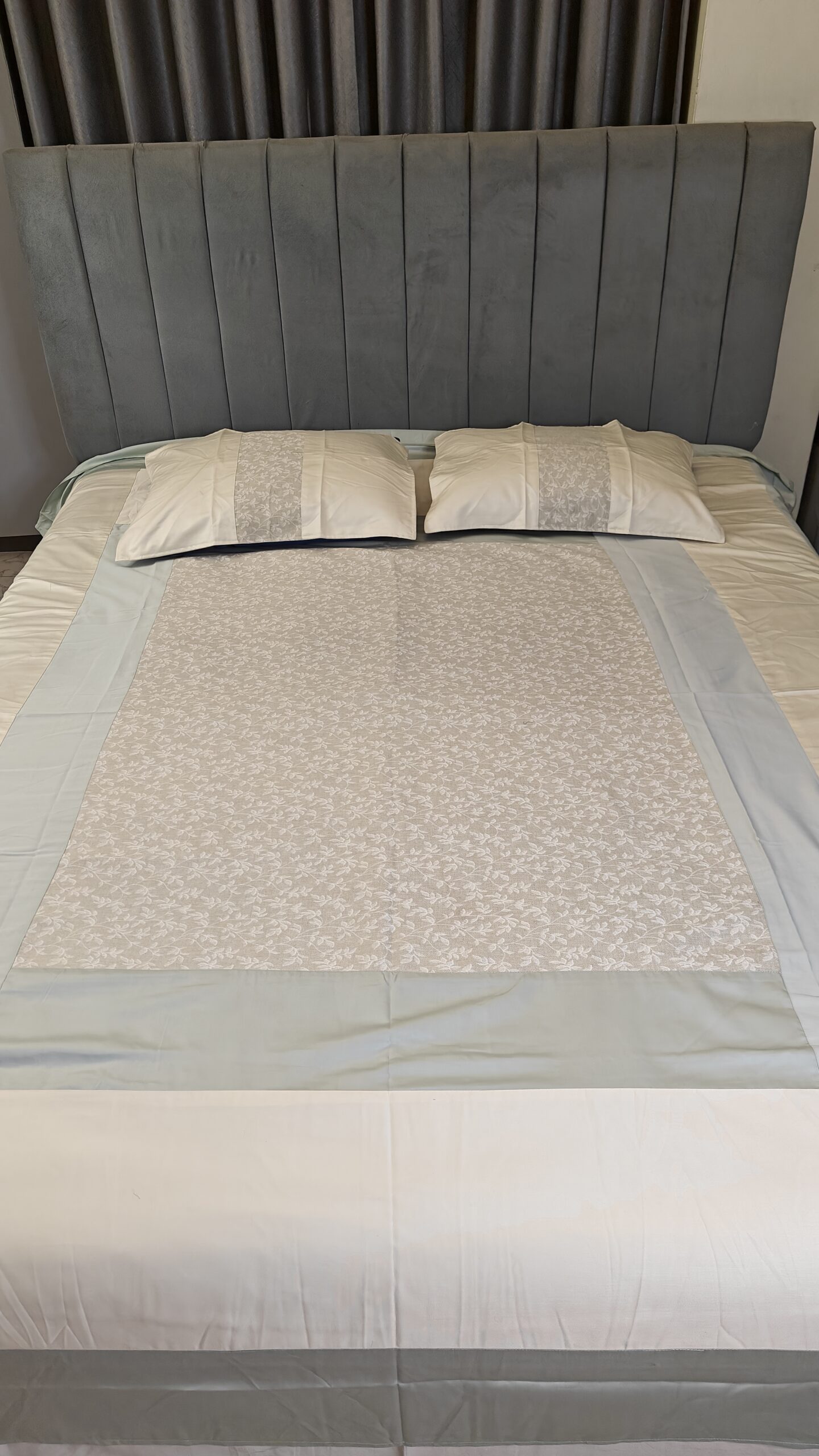 oplus_1048608 Luxury Bed Covers -Jaquard Cotton-3pc - Image 1