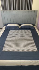 Luxury Bed Covers -Jaquard Cotton-3pc