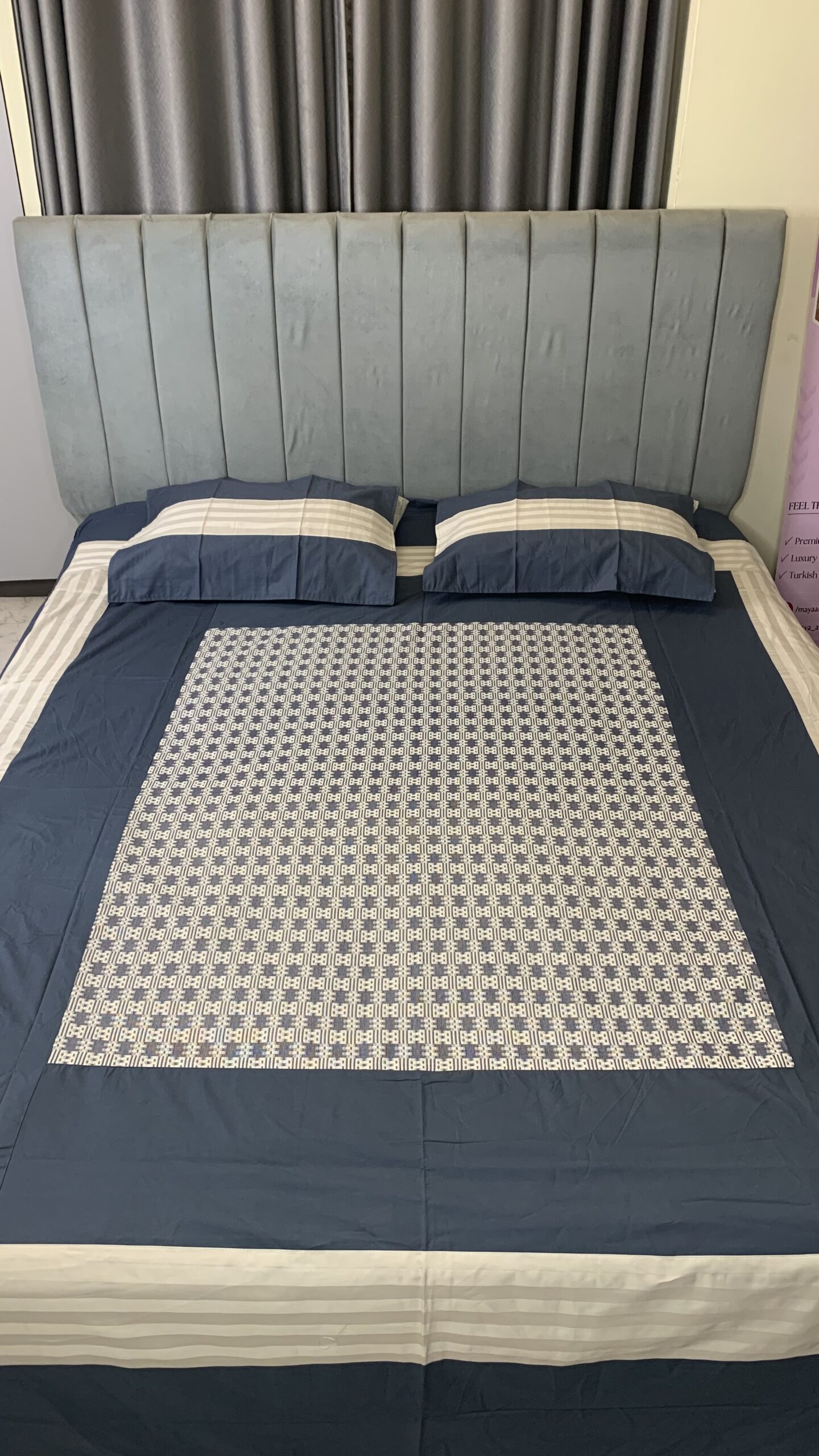 IMG_9005 Luxury Bed Covers -Jaquard Cotton-3pc - Image 1
