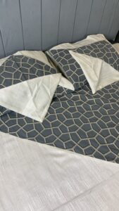 Luxury Bed Covers -Cotton Embroidery-5pc (heavy set) - Image 4