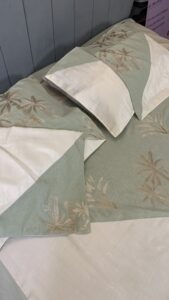 Luxury Bed Covers -Cotton Embroidery-5pc (heavy set) - Image 3