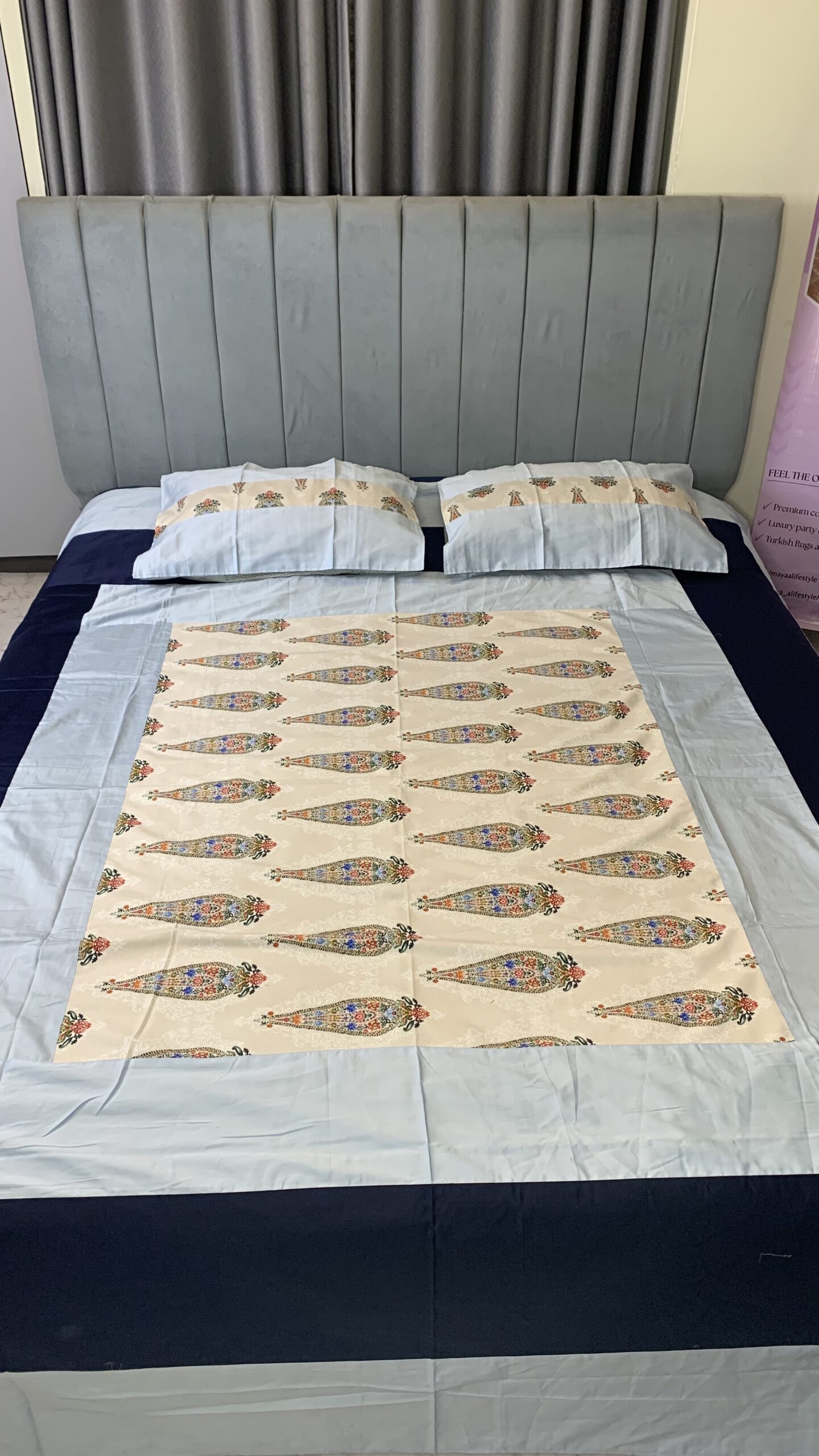 IMG_9063 Luxury Bed Covers -Jaquard Cotton-3pc - Image 1