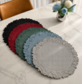 Round Faux Leather Placemats | Heat & Water Proof - Image 2