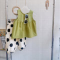 Pistachio Polka Charm Summer Wear (4-6 yrs) | Code: N23