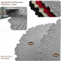 Ash Round Faux Leather Placemats - Image 3