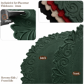 Olive Round Faux Leather Placemats - Image 7