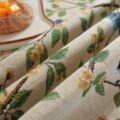 Ivory Meadow | Round Table Cloth | 150 - Image 2