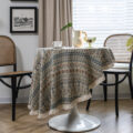 Ivory Mosaic | Round Table Cloth | 150 - Image 14