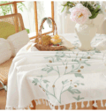 Ivory Serenity | Round Table Cloth | 140 - Image 3