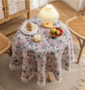 Blush Floral | Round Table Cloth | 150