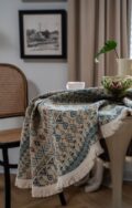Ivory Mosaic | Round Table Cloth | 150 - Image 3