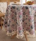 Blush Floral | Round Table Cloth | 150 - Image 3