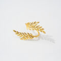 Napkin Ring Buckle (Set of 2) - Gold Leaf - Image 3