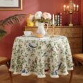 Ivory Meadow | Round Table Cloth | 150