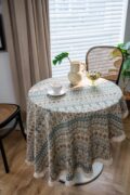 Ivory Mosaic | Round Table Cloth | 150 - Image 5
