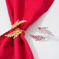 Napkin Ring Buckle (Set of 2) - Gold Leaf - Image 2