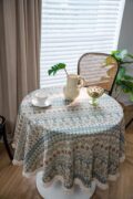 Ivory Mosaic | Round Table Cloth | 150 - Image 7