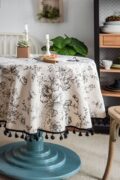 Ivory Noir | Round Table Cloth | 150 - Image 7